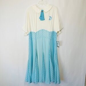 NWT Disney Parks Dress‎ Shop Main Street Dapper Dan Midi Dress 20W Resortwear